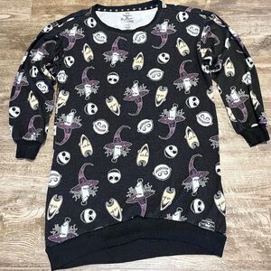 Disney The Nightmare Before Christmas Sleep Shirt Women XS Pajamas Top